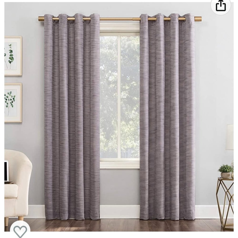 Navy Blue and White Blackout Curtains